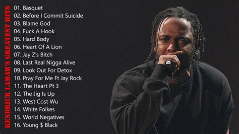 kendrick lamar songs list.